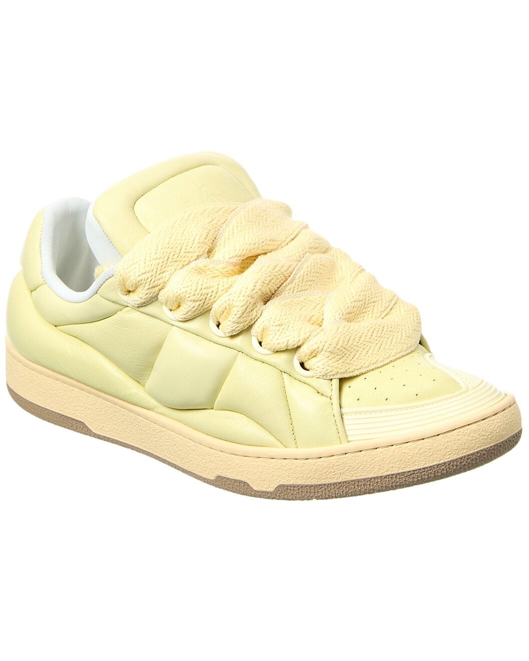 LANVIN Basses Curb XL Leather Sneaker - 1