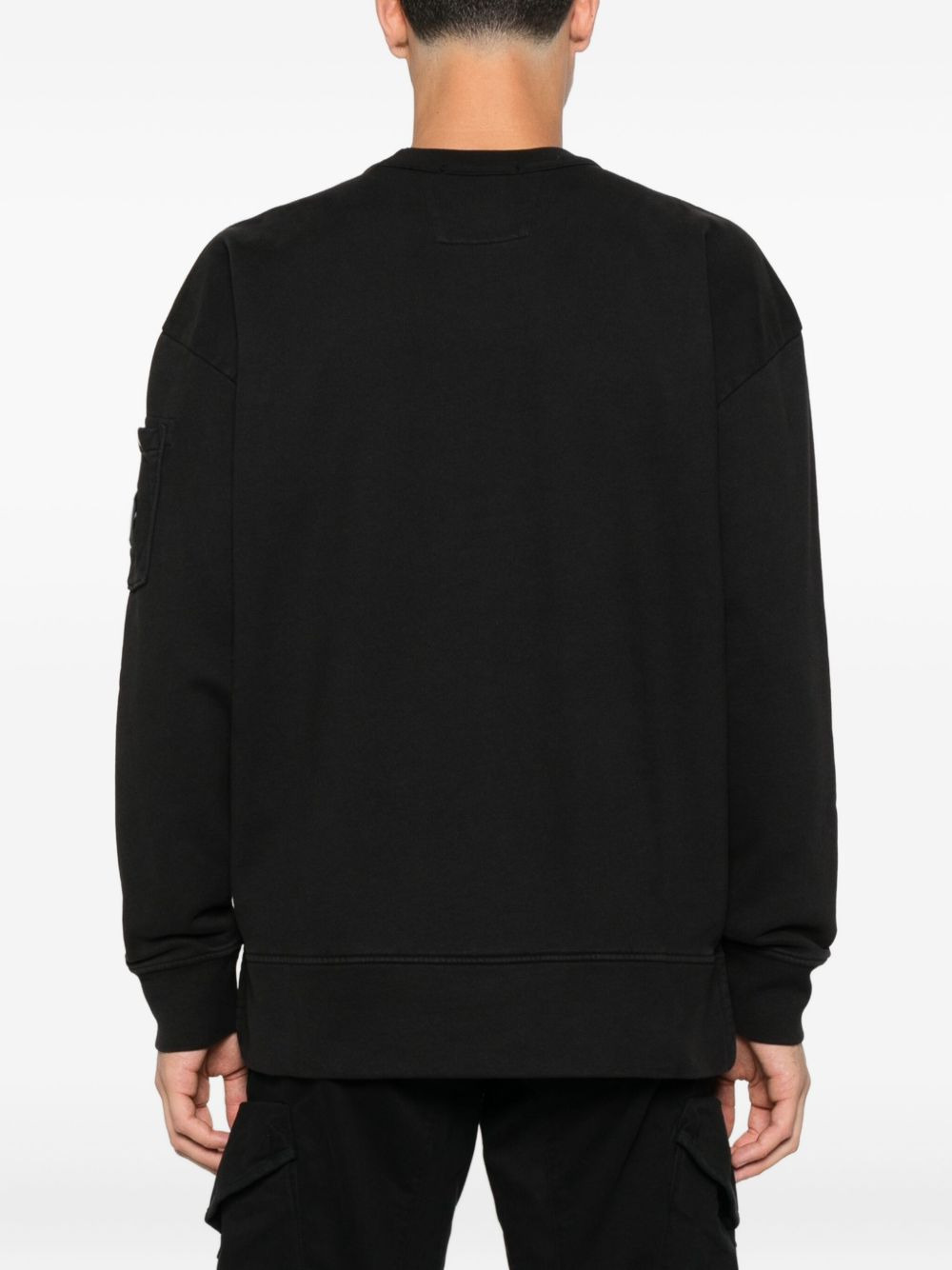 pocket-detail cotton sweatshirt - 4