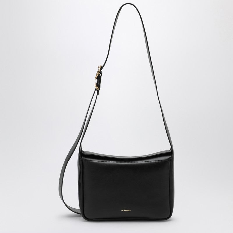 Jil Sander Flap Mini Black Shoulder Bag Women - 1