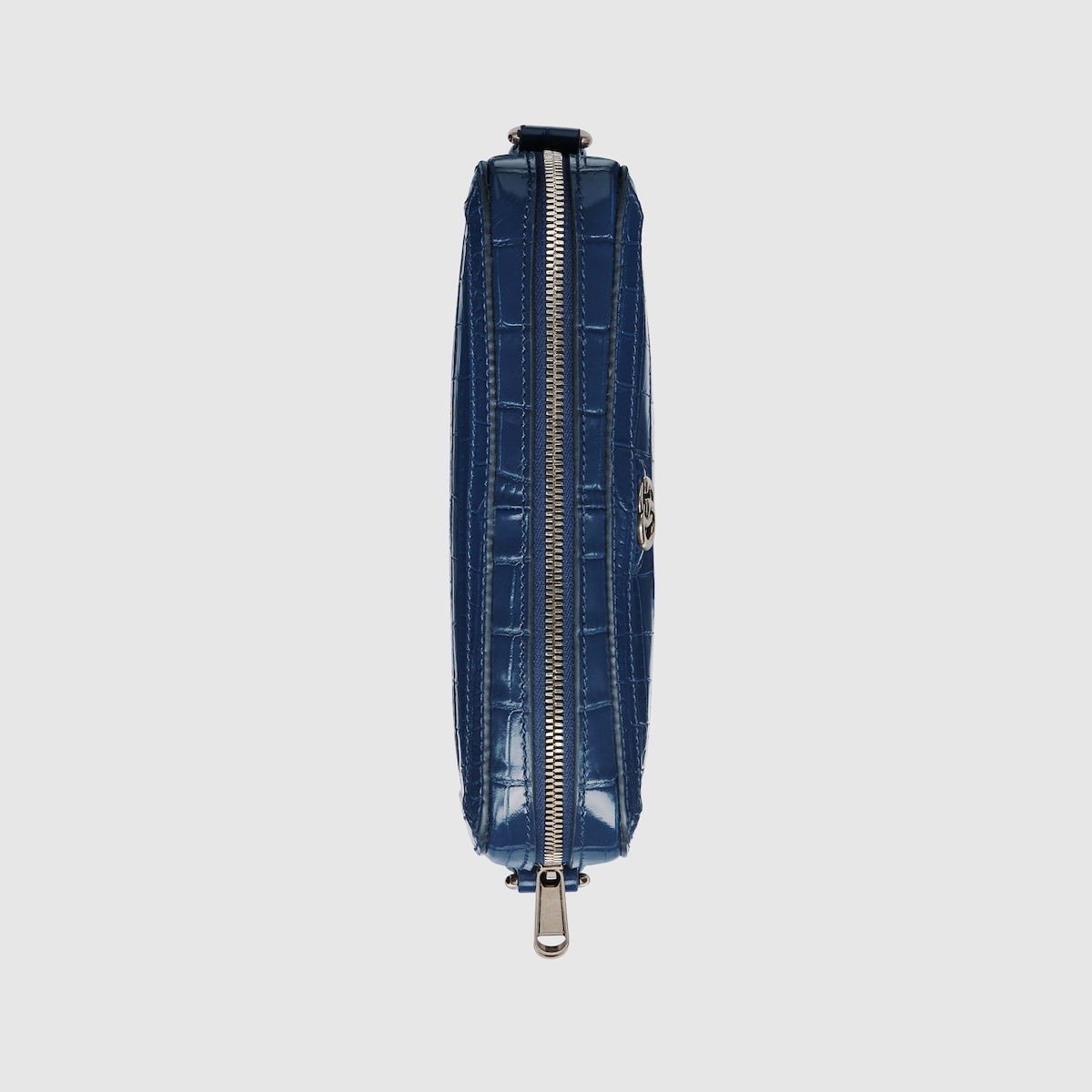 Crocodile crossbody bag with Double G - 8