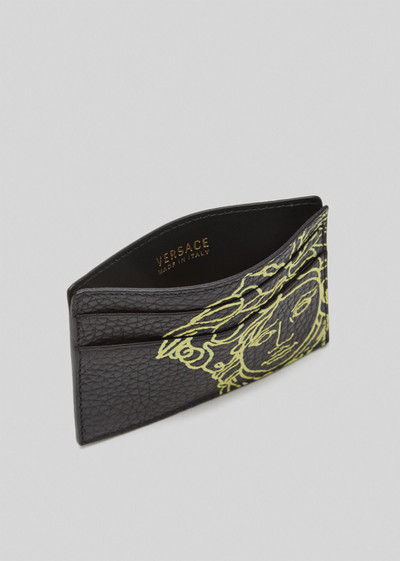 VERSACE Pop Medusa Leather Card Case outlook