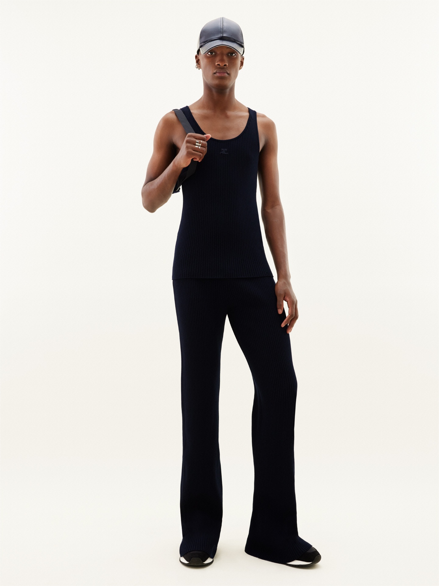 RIB KNIT TANK TOP - 2