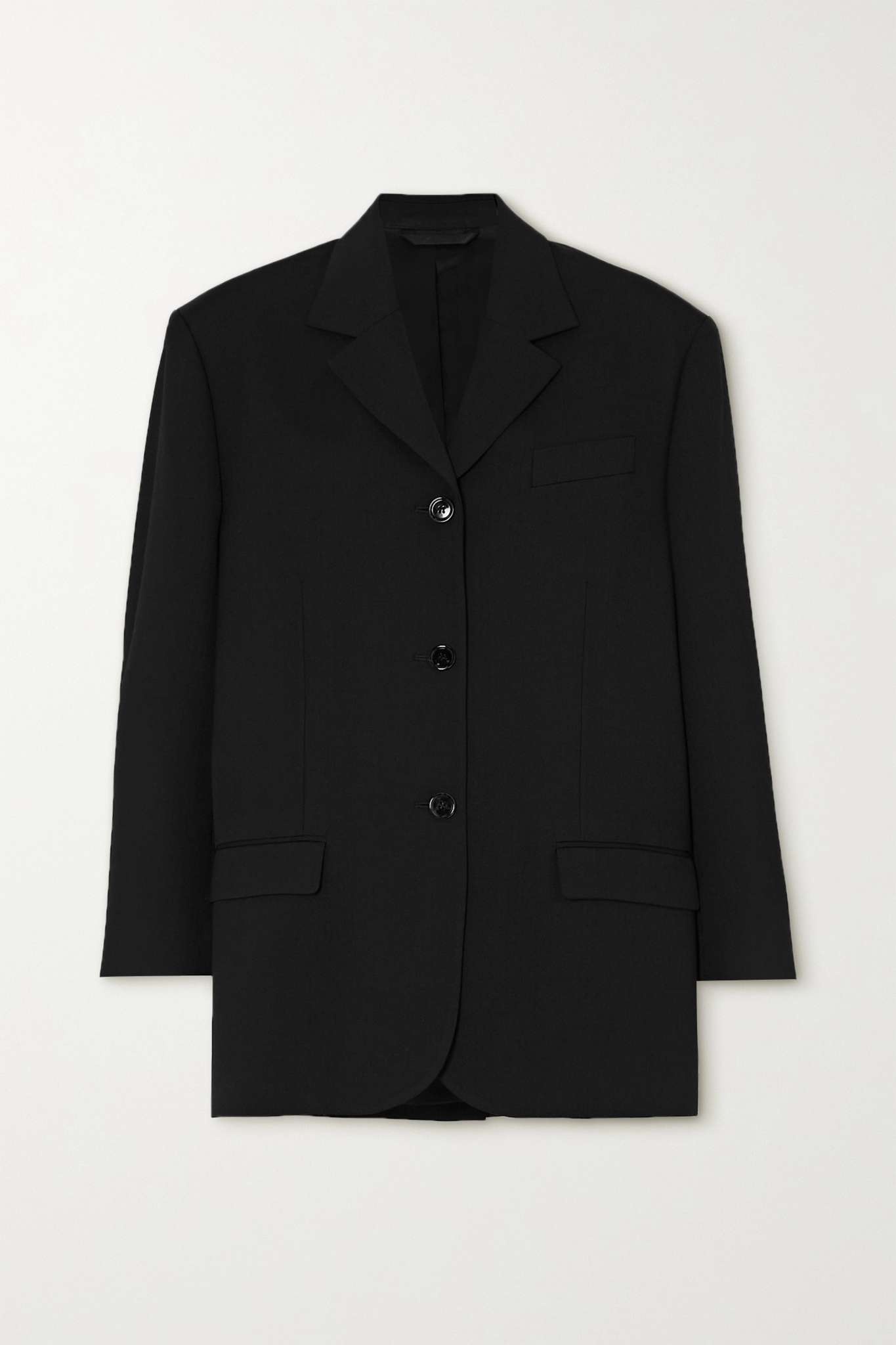 Oversized grain de poudre blazer - 1