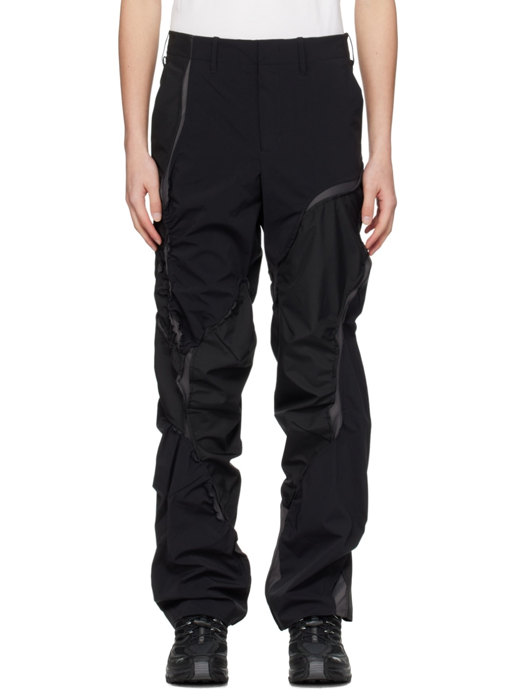 Black 6.0 Technical Left Trousers - 1