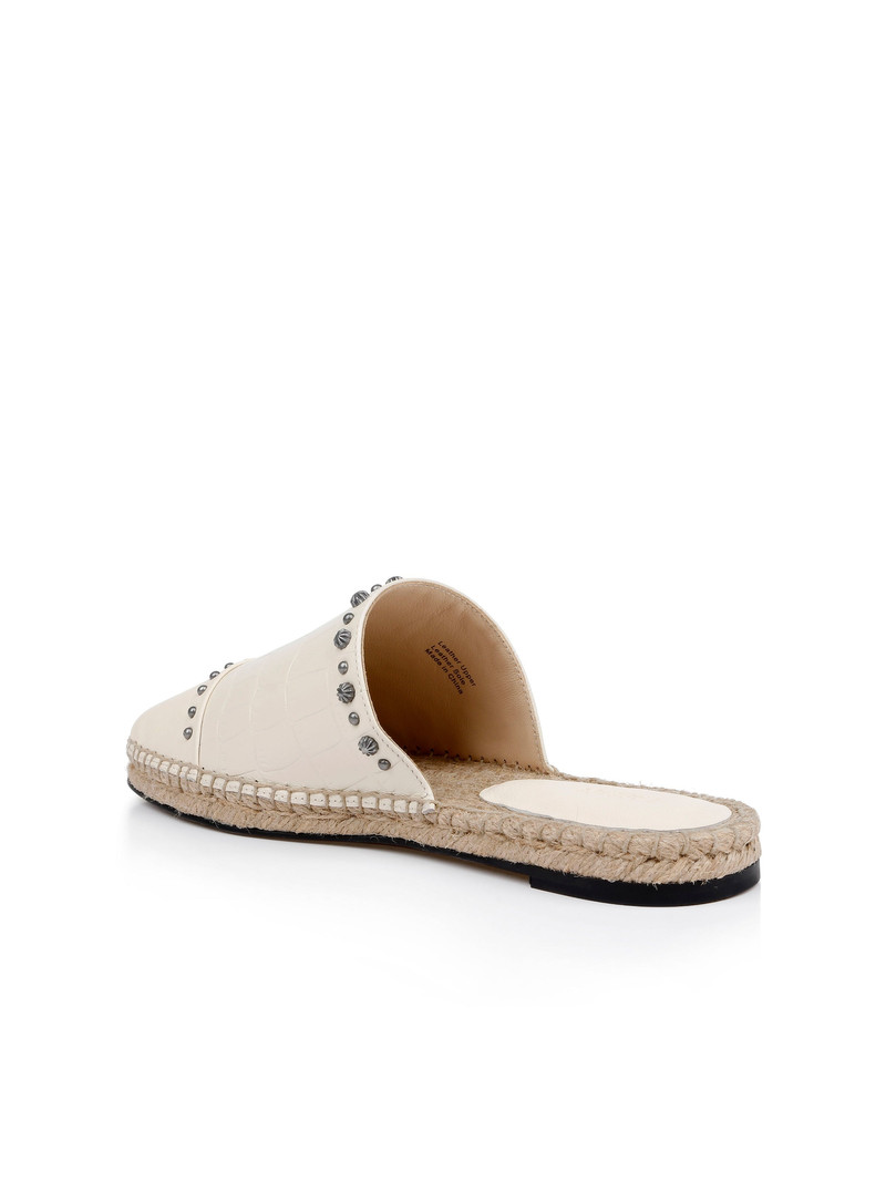 L'AGENCE Helanor Leather Espadrille outlook