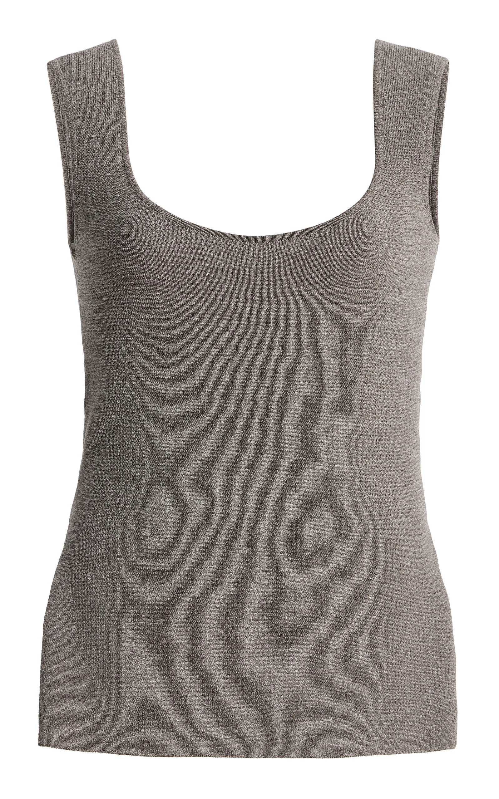 Ribbed Wool Tank Top - 1