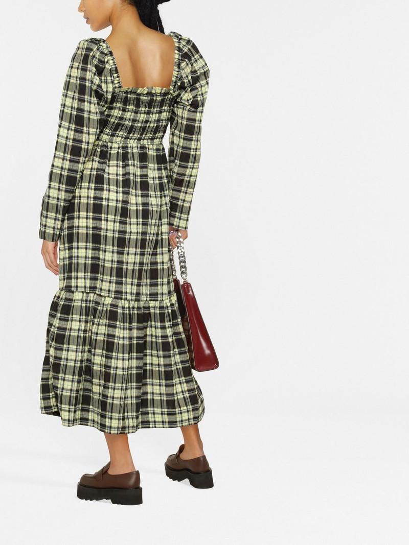 checked tiered dress 4