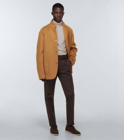 Loro Piana Cotton and wool chinos outlook