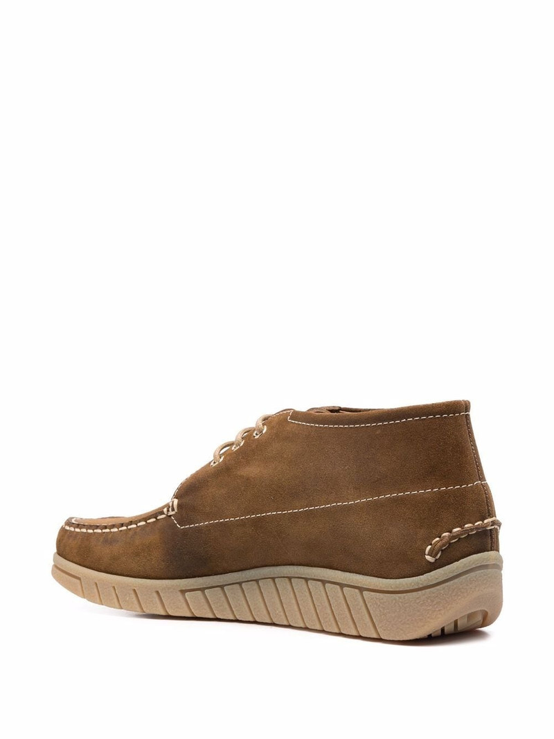 contrasting suede boat shoes 3