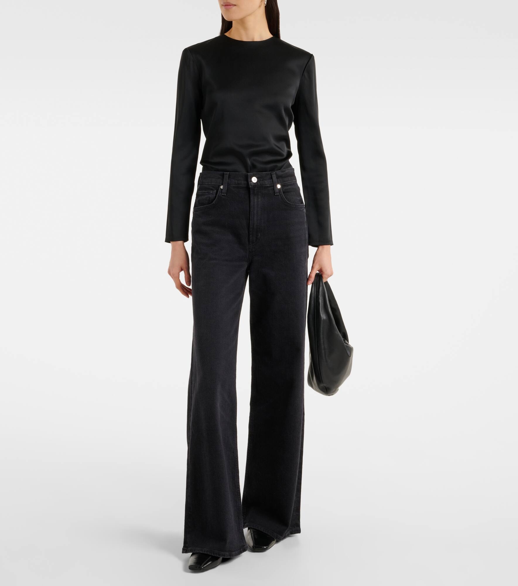 Paloma high-rise wide-leg jeans - 7