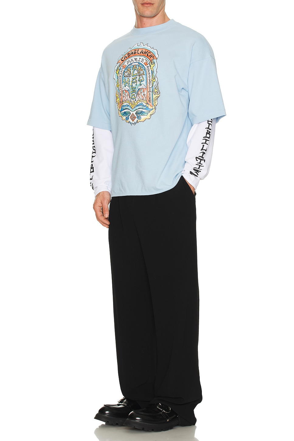 Double Layer Printed Tee - 4