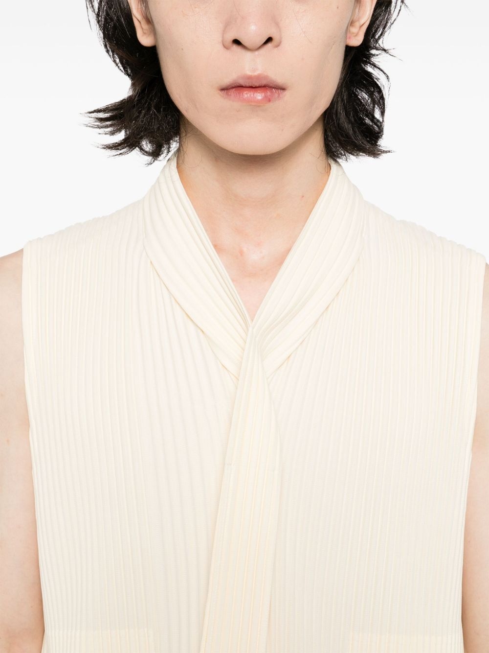 turbine pleated vest - 4