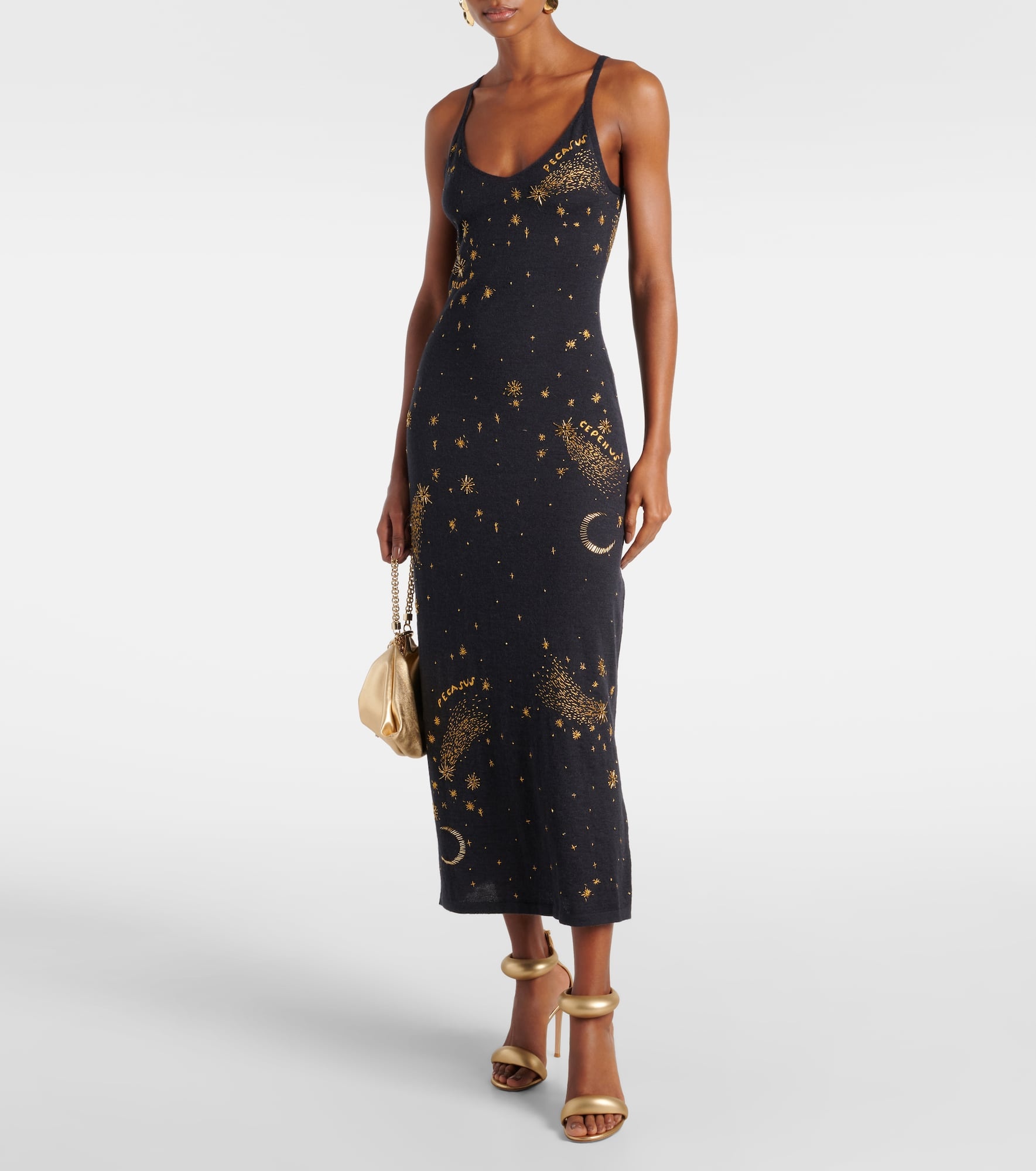 Denise wool and silk gown - 2