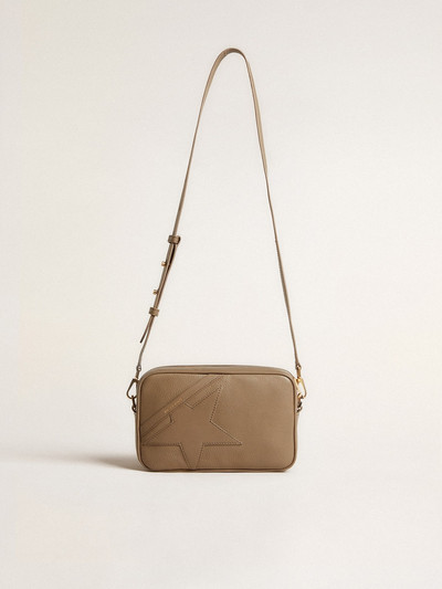 Golden Goose Star Bag in sage-green leather with tone-on-tone star outlook
