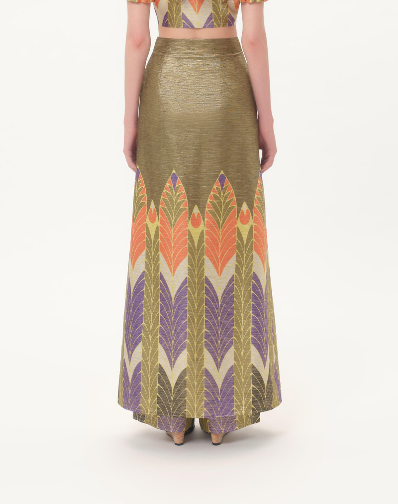 LUREX PANTS WITH VOYAGE IMAGINAIRE PRINT 5