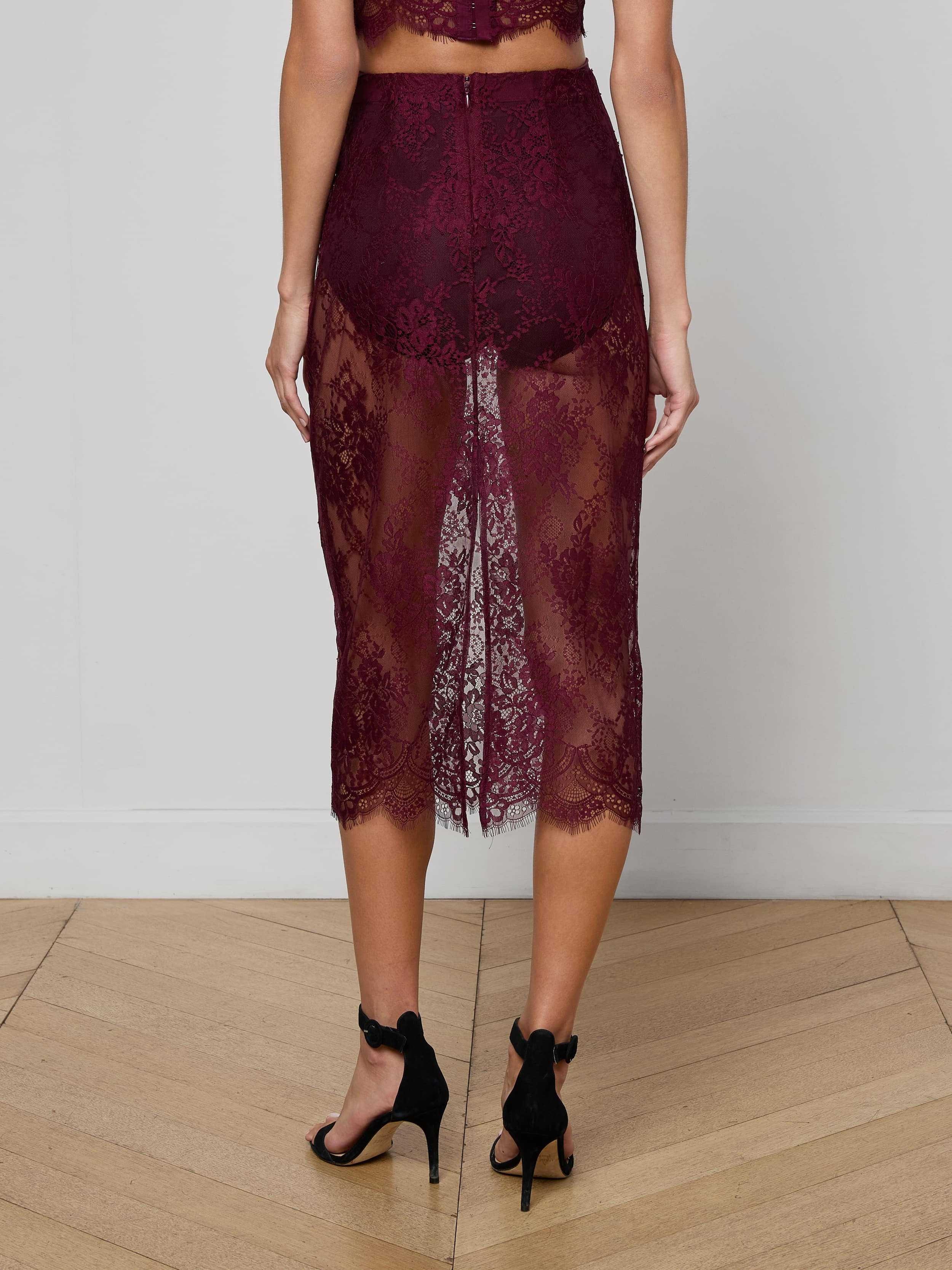 Makena Lace Pencil Skirt - 5