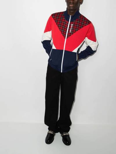 Palm Angels colour-block panelled track jacket outlook