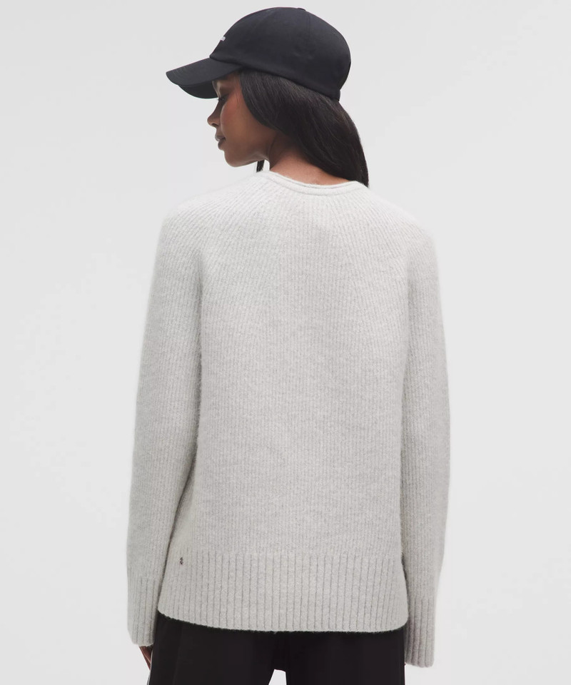Alpaca-Blend Crewneck Sweater 3