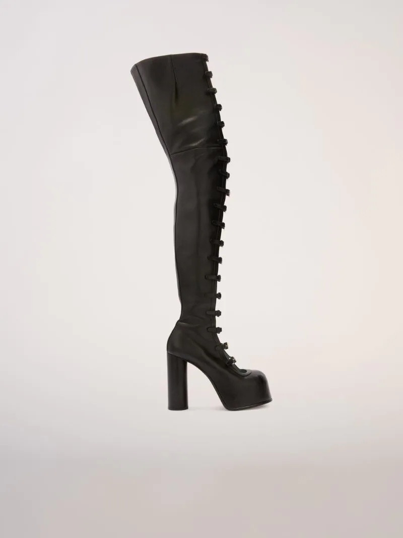 BUCKLE PLATEAU HIGH BOOT 1