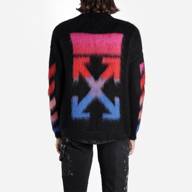 Men's Off-White Back Arrow Loose Fit Black OMHA036E19B020241088 - 4