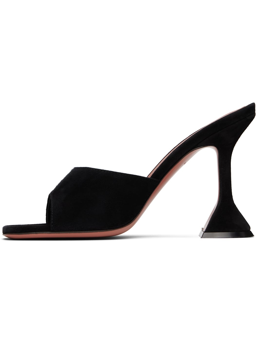 Black Lupita Slipper Heeled Sandals - 3