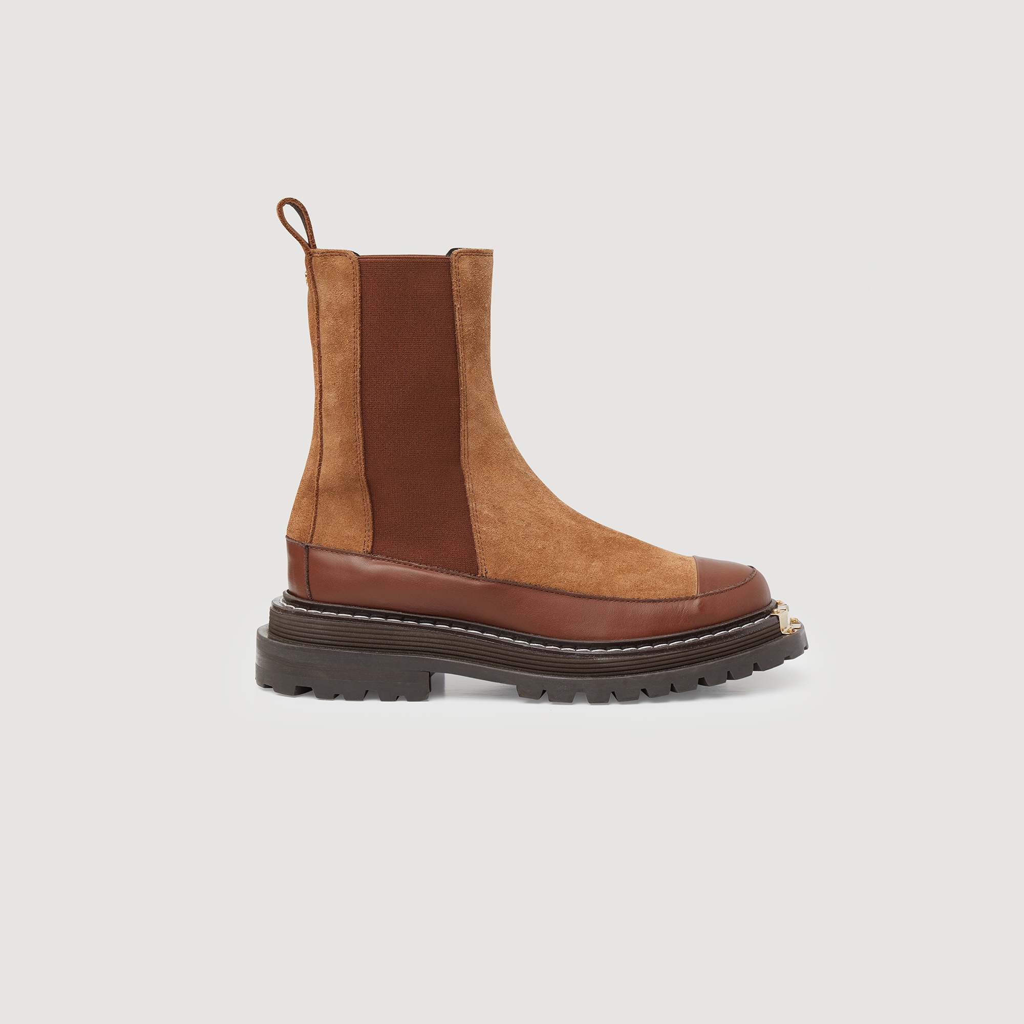 Suede leather Chelsea boots - 1