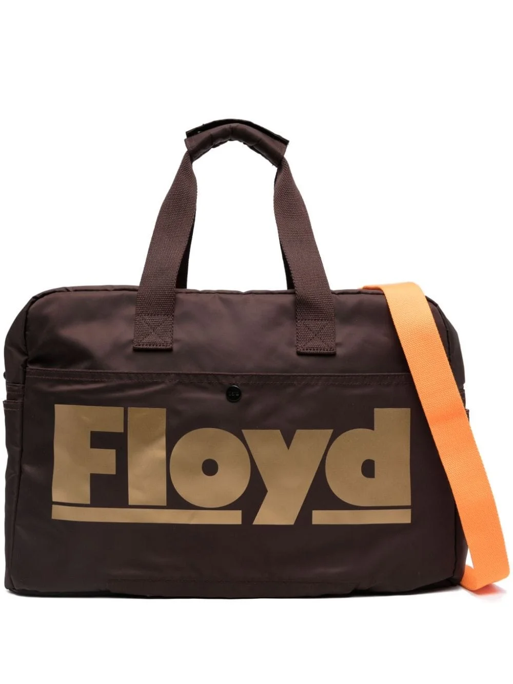 logo-print zip-fastening holdall - 1