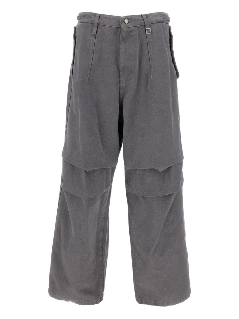 layered-panel jeans 1