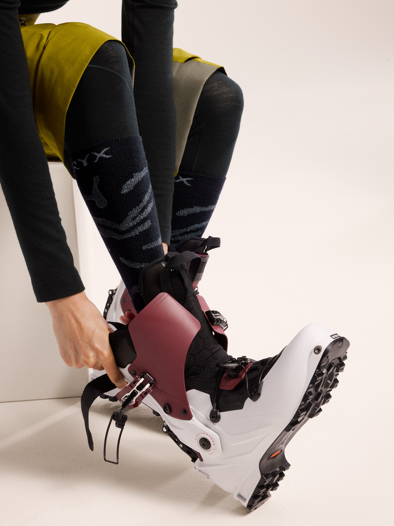 Merino Wool Grotto Ski Sock - 5