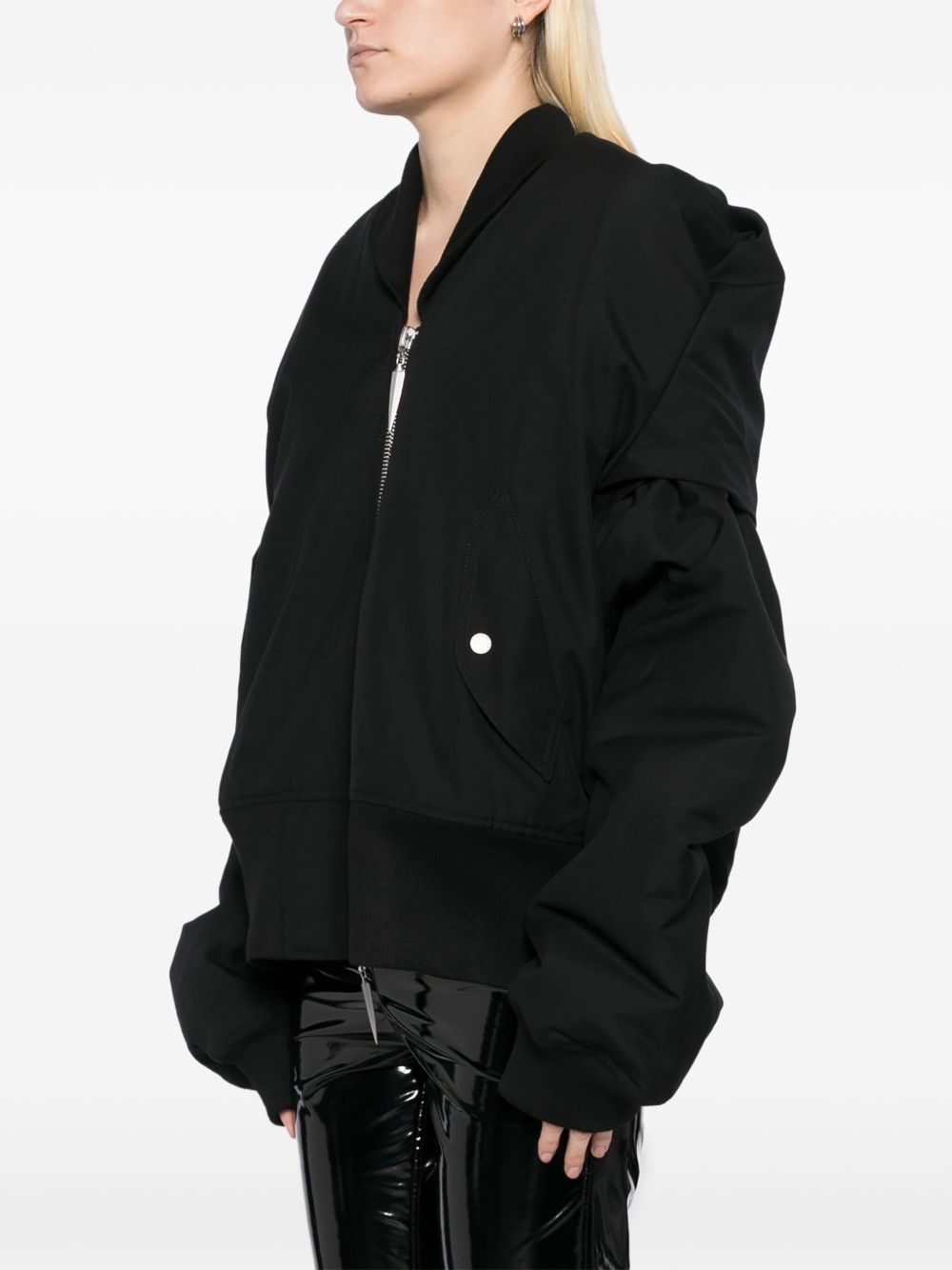 panelled bomber jacket - 3