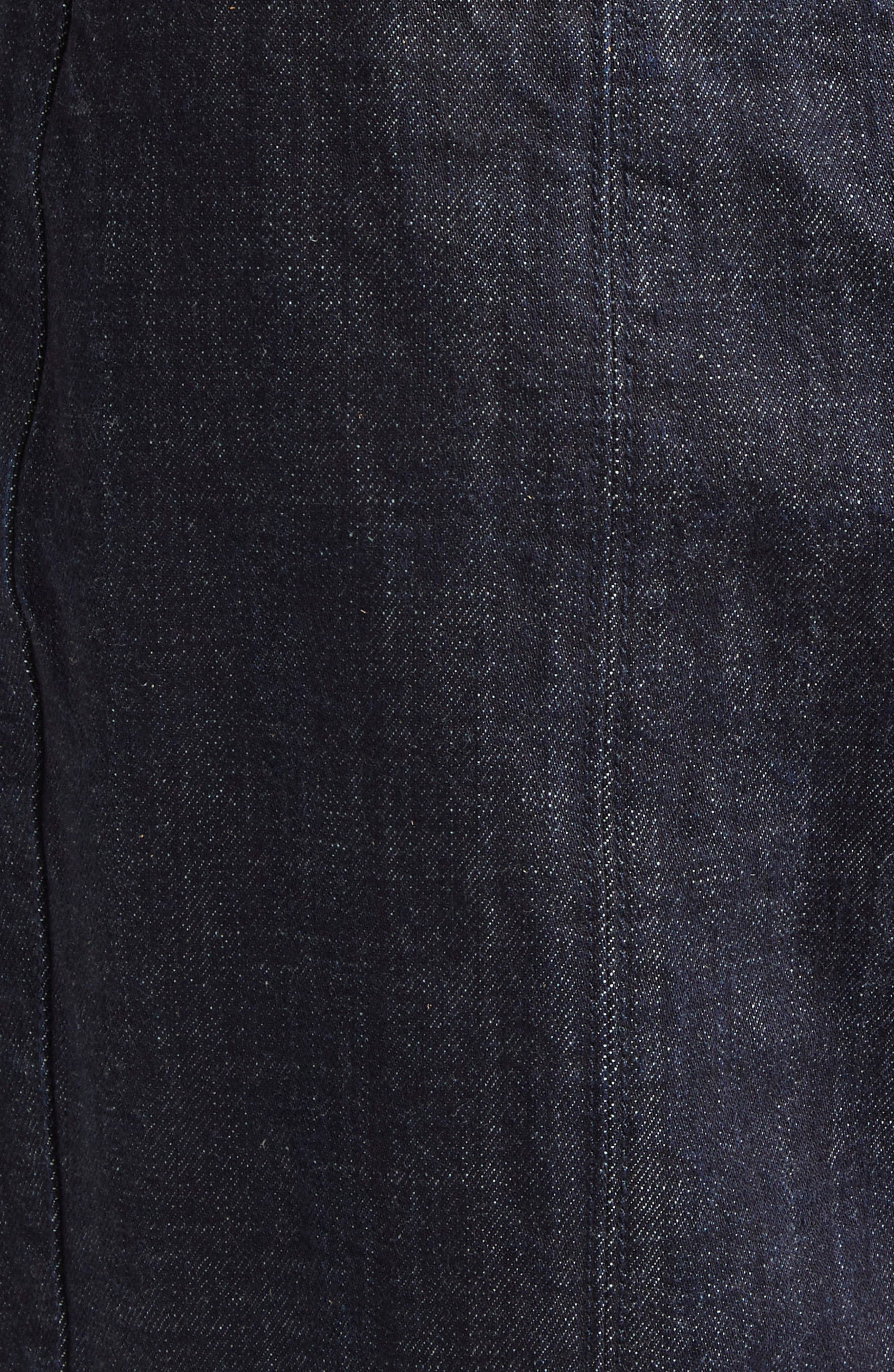 Jacquemus Le De-Nîmes Norma Straight Leg Jeans in Dark Navy at Nordstrom - 7