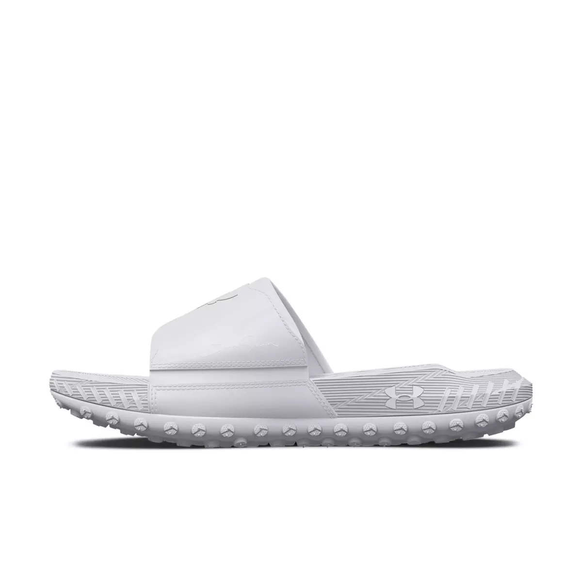 Project Rock 3 "White/Halo Grey" Unisex Slide - 2