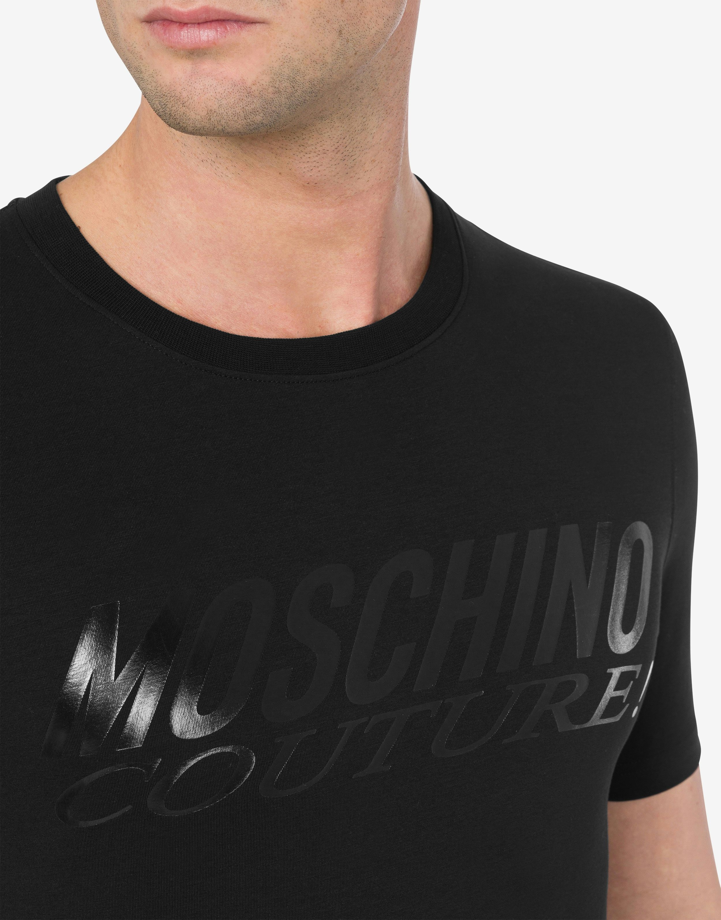 T-SHIRT WITH MOSCHINO COUTURE! LOGO - 4
