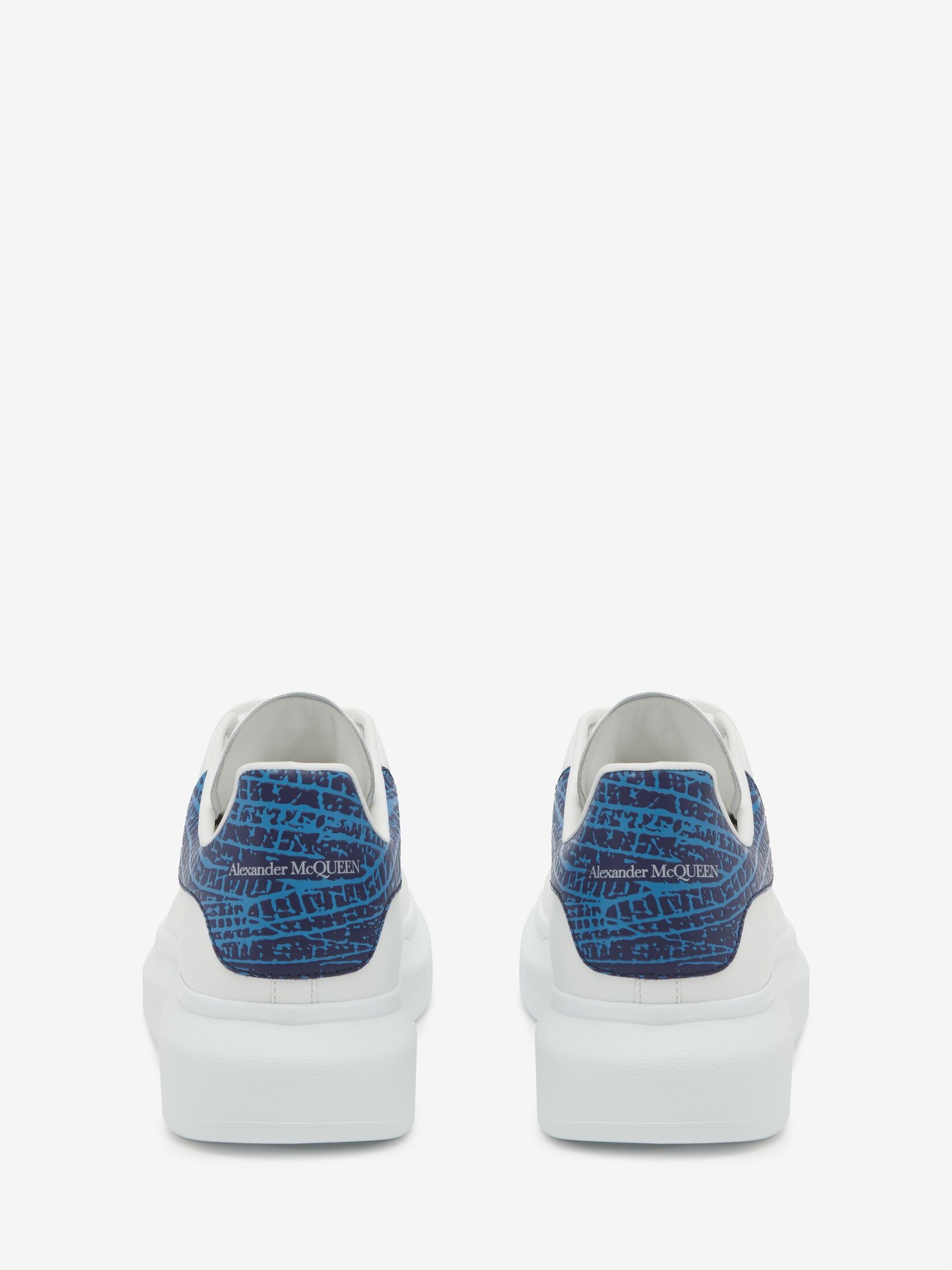 Men's Oversized Sneaker in White/lapis Blue - 3