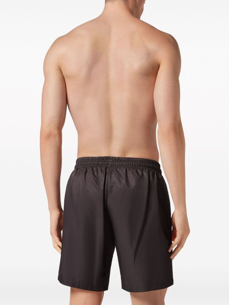 Bulldogs-print swim shorts 4