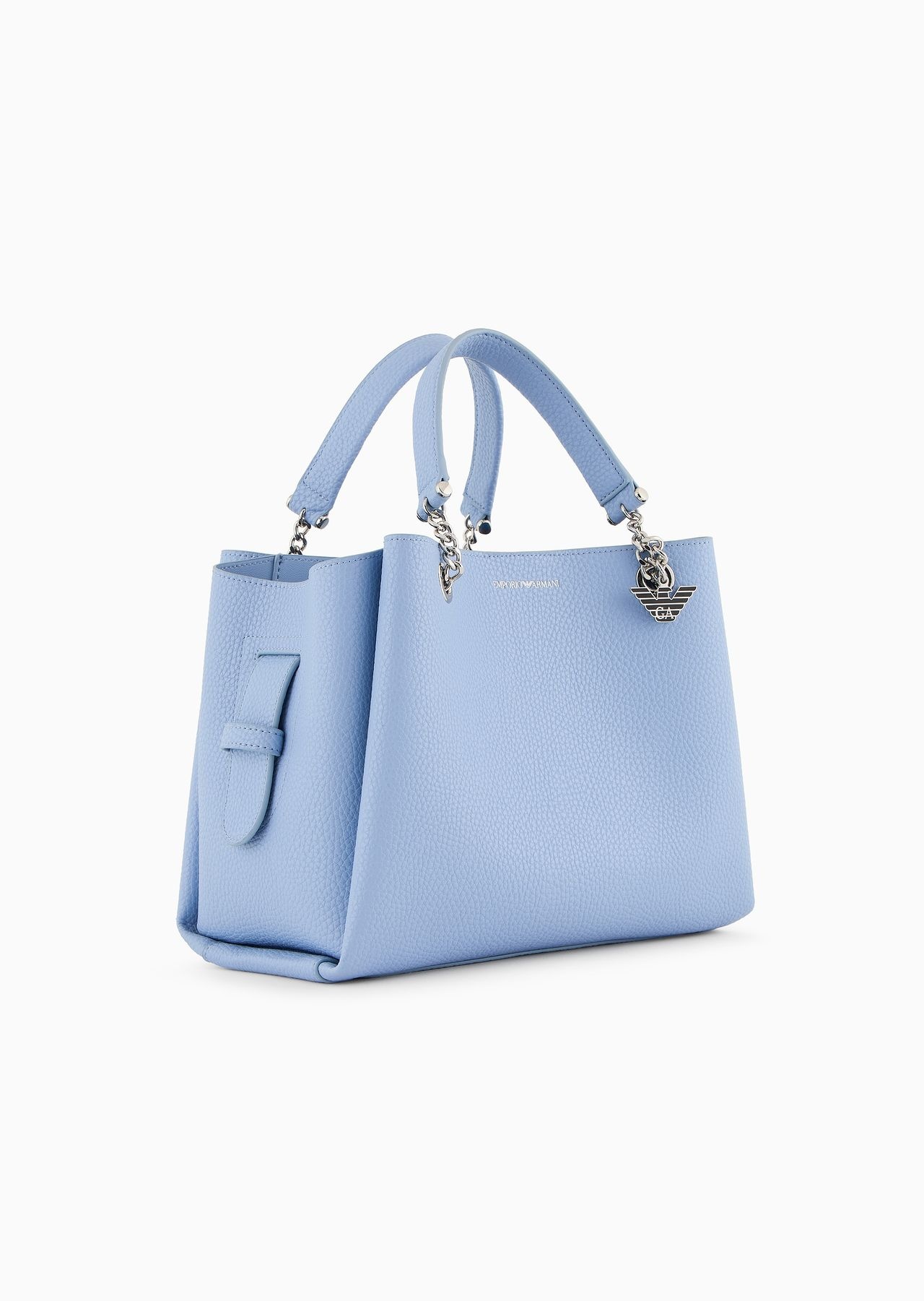 Palmellato leather-effect handbag with eagle charm - 3