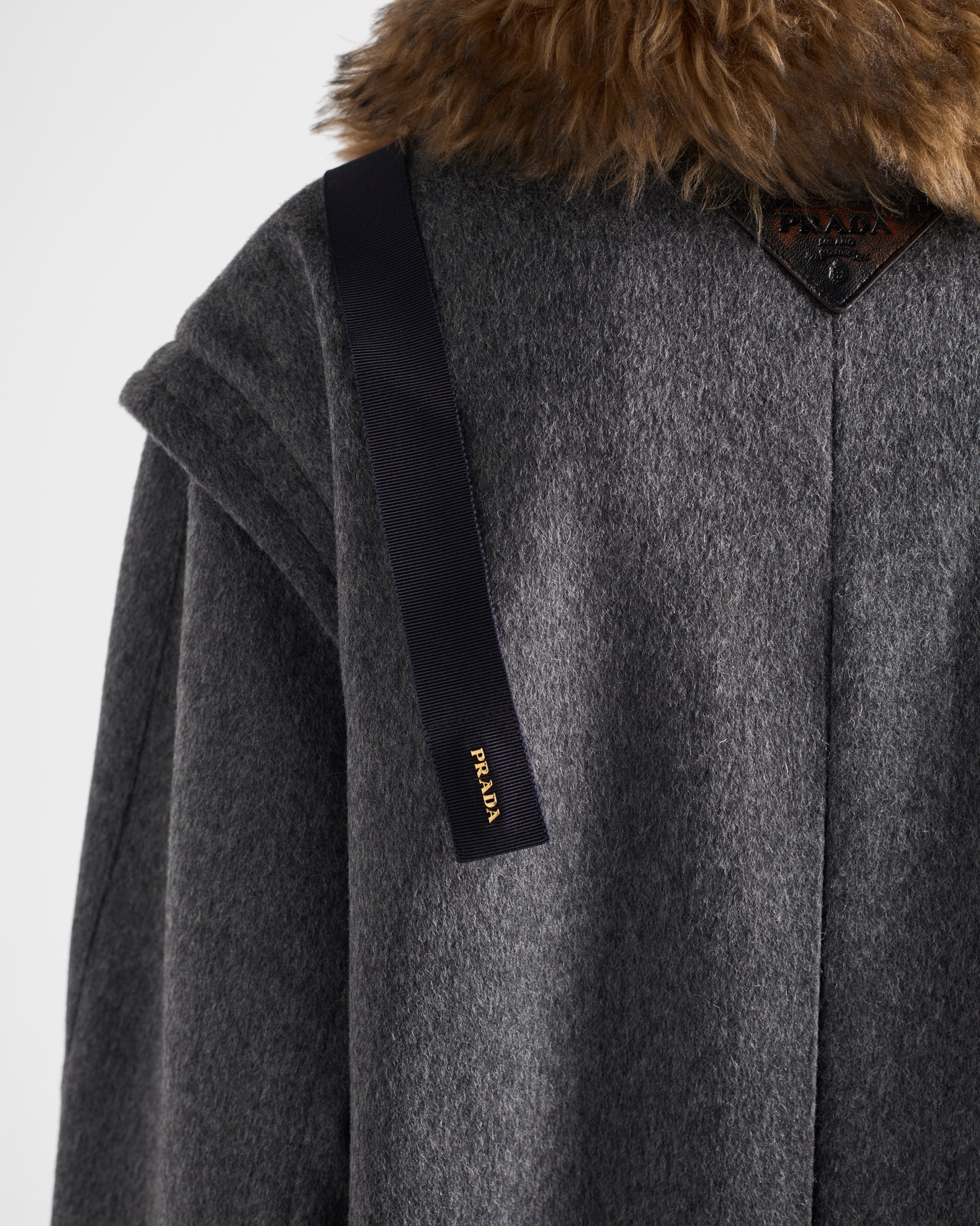 Single-breasted double loden cloth coat - 6