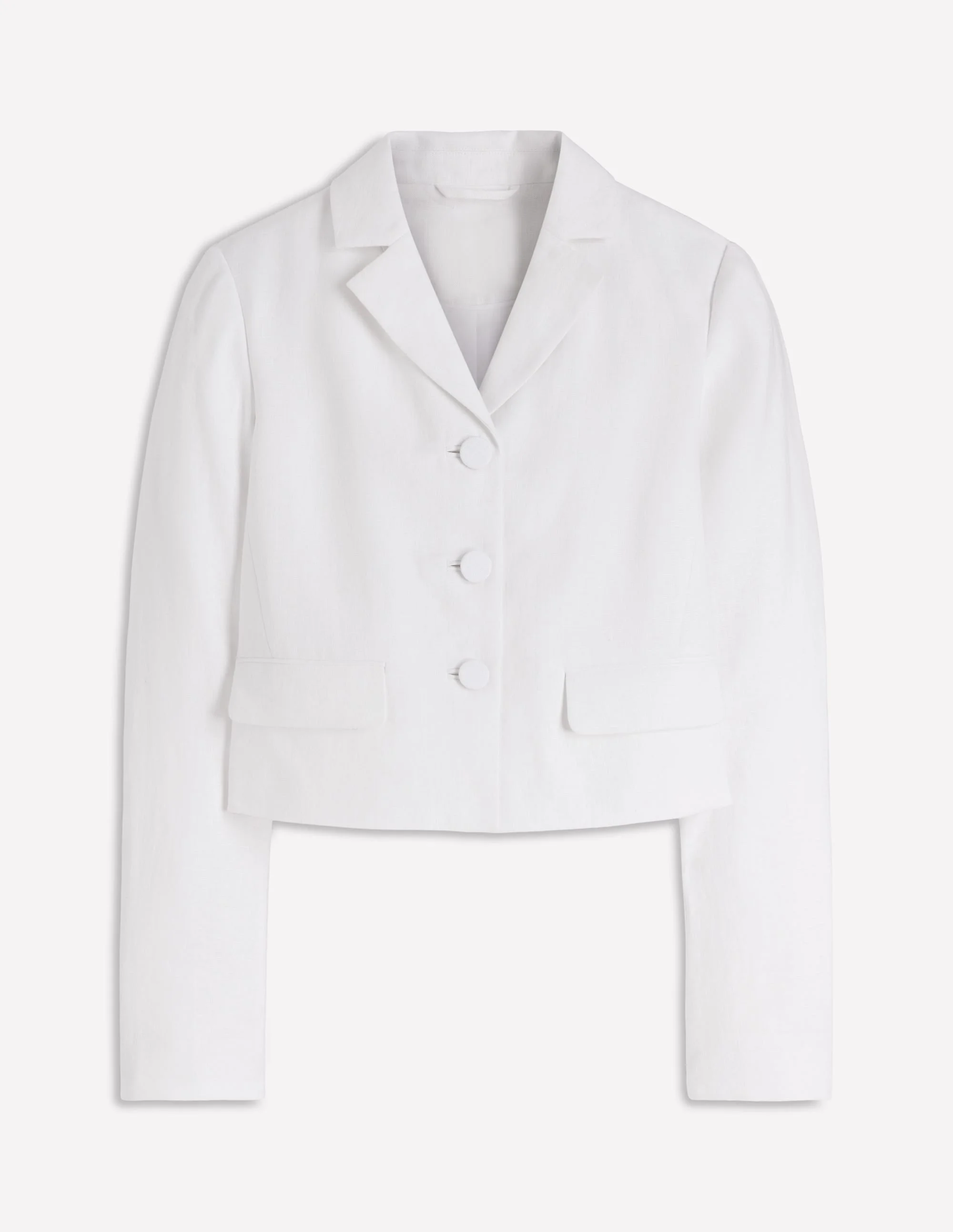 Dartmouth Linen Blazer-White - 1