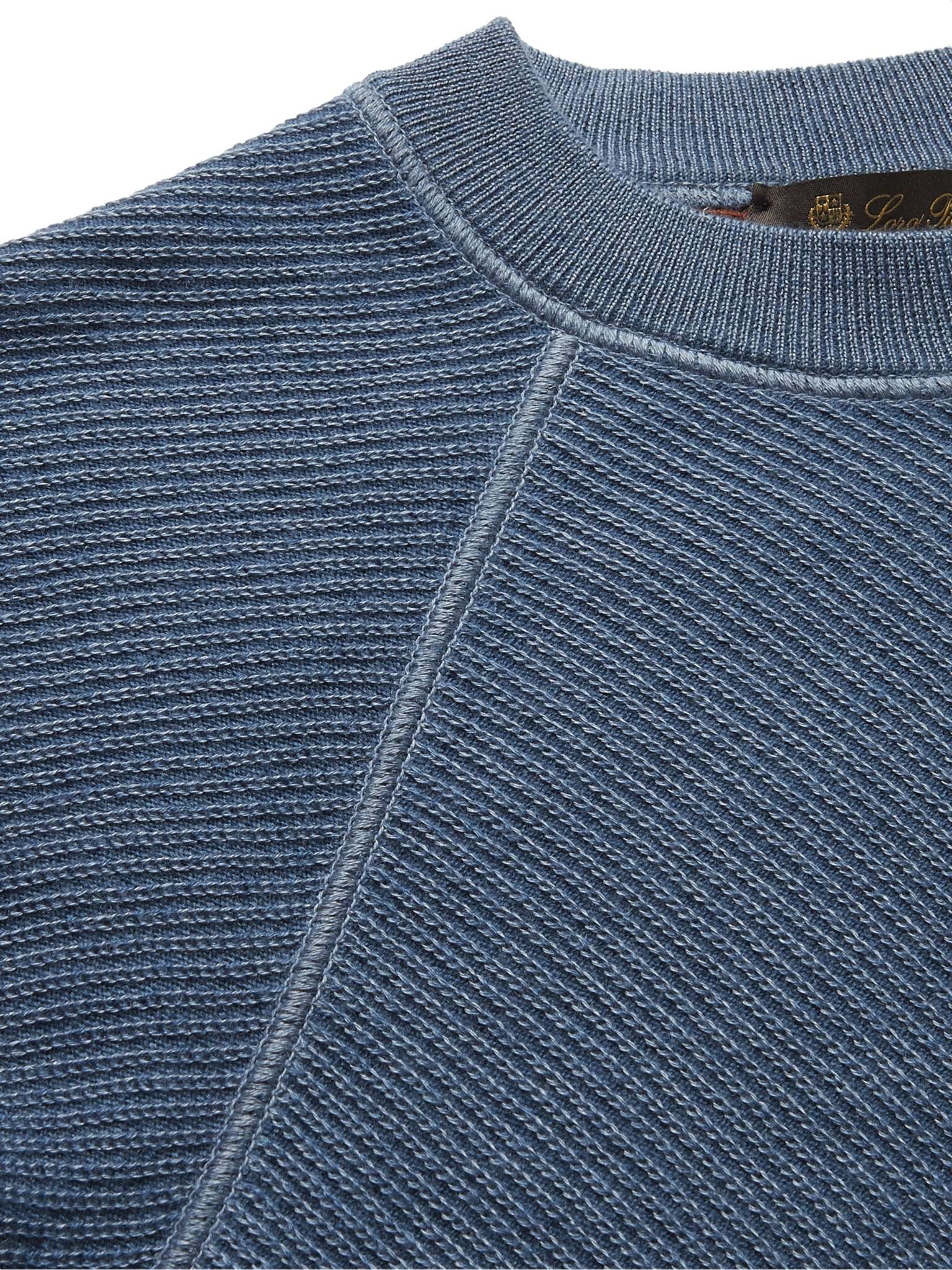 Ribbed Cashmere and Silk-Blend Sweater - 5