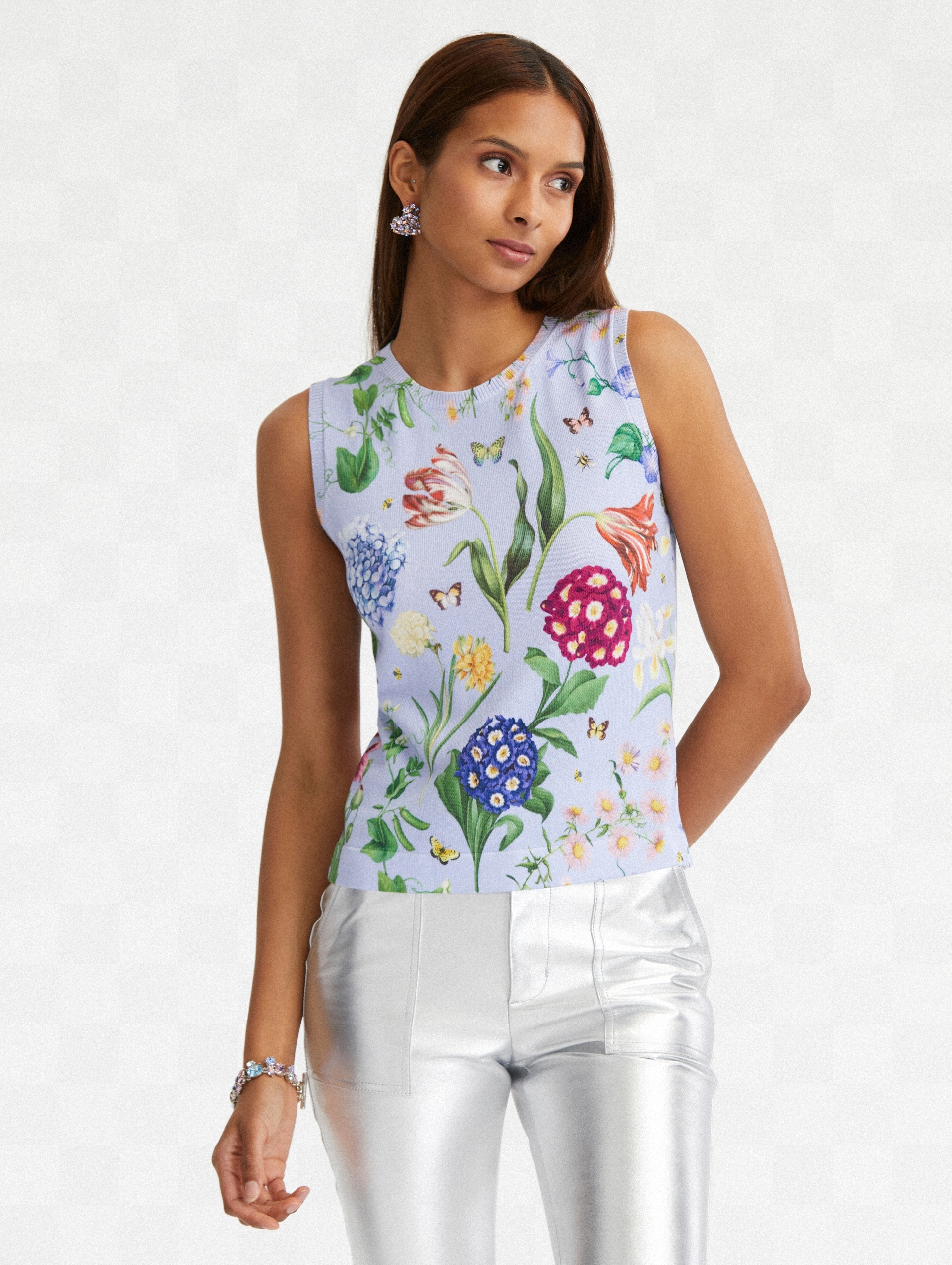 MULTI FLORAL PRINTED TANK - 2