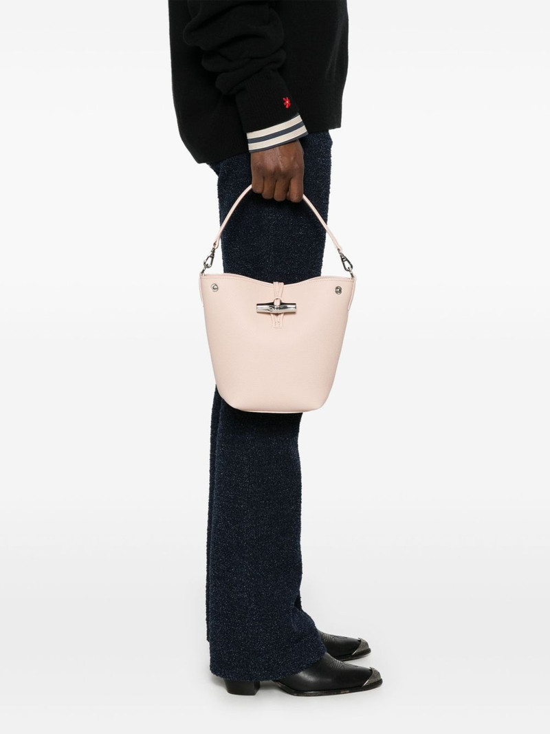 Longchamp mini Le Roseau bucket bag outlook