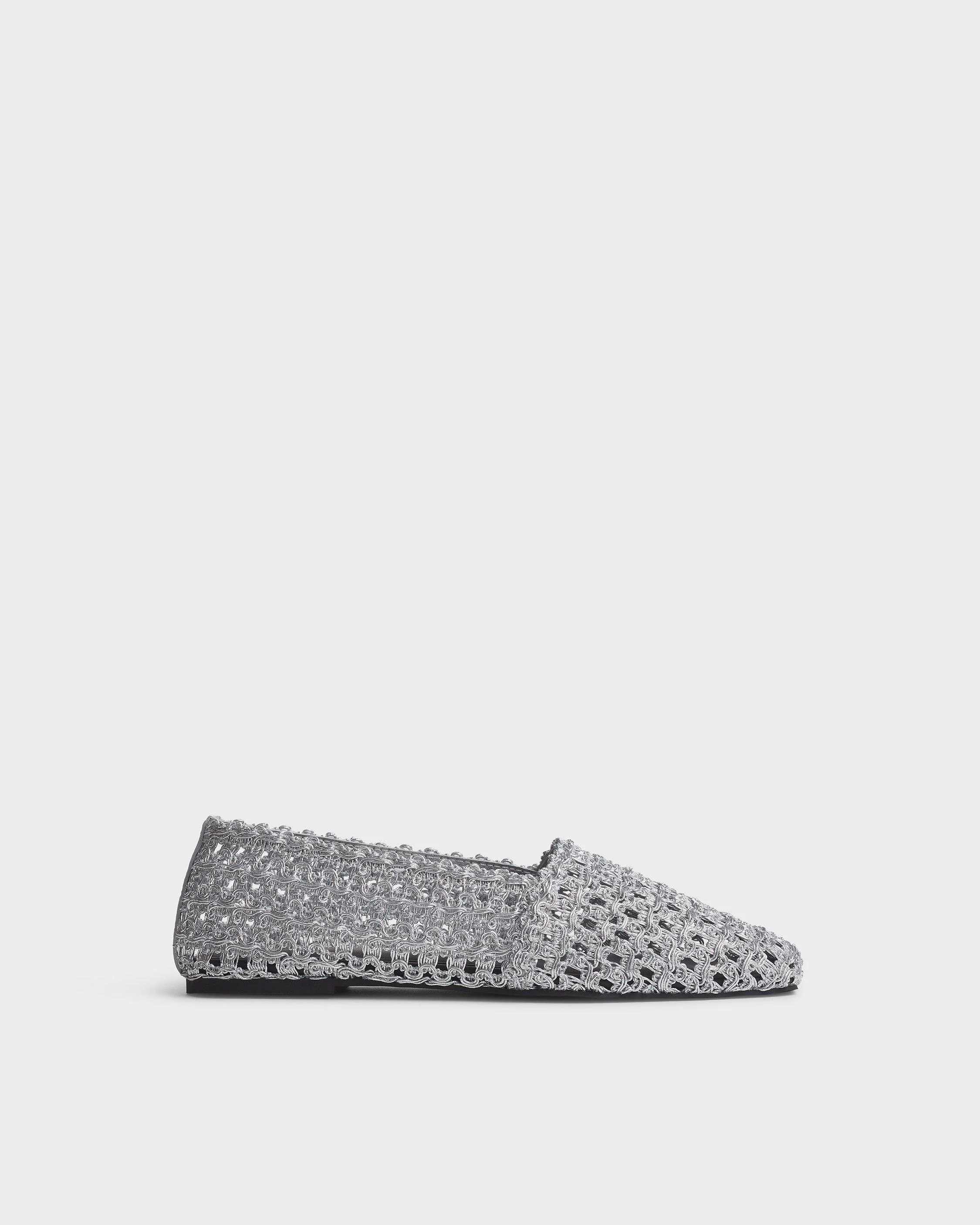 Emma Woven Mesh Flats - 1