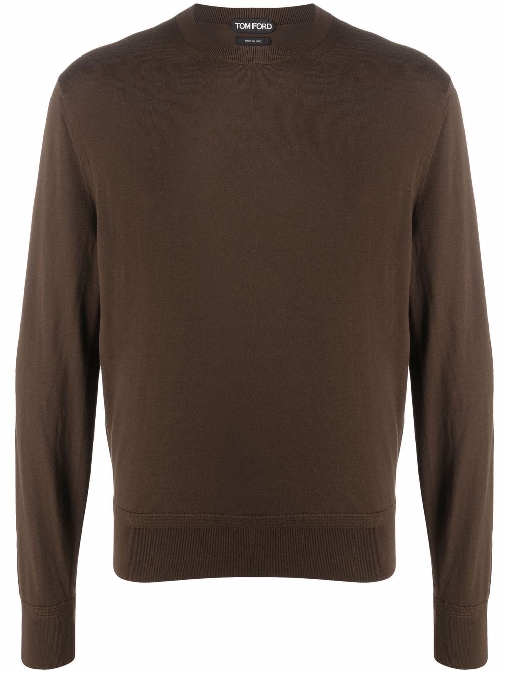 round-neck long-sleeve sweatshirt - 1