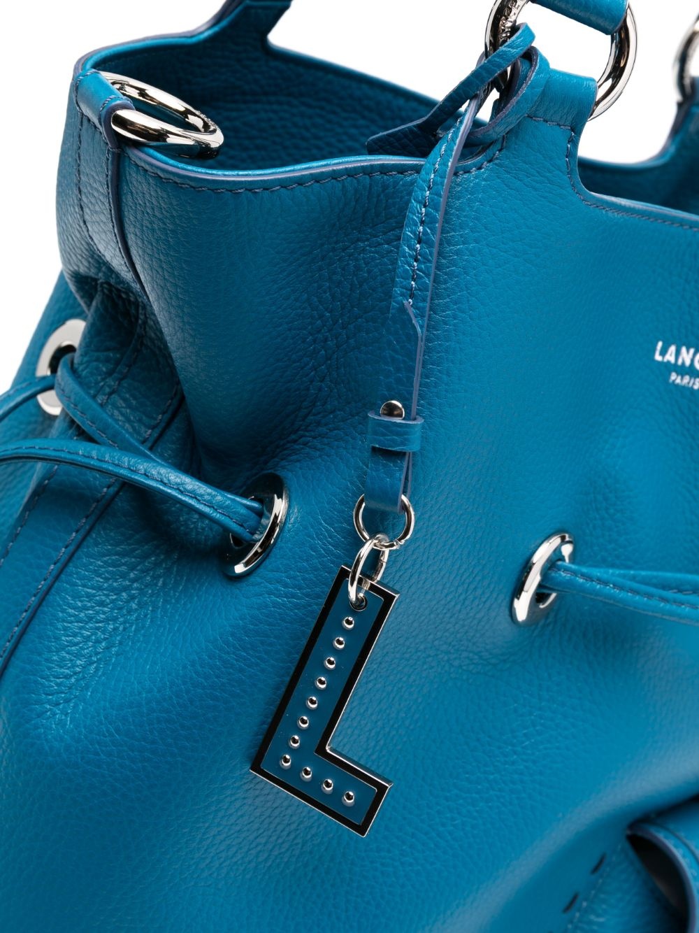 Lancel leather bucket bag - Blue