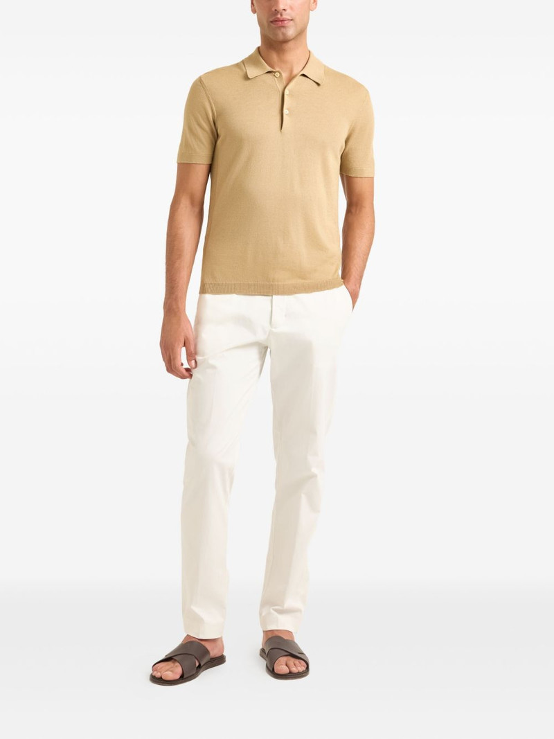 ORLEBAR BROWN Burnham cotton-blend polo shirt outlook