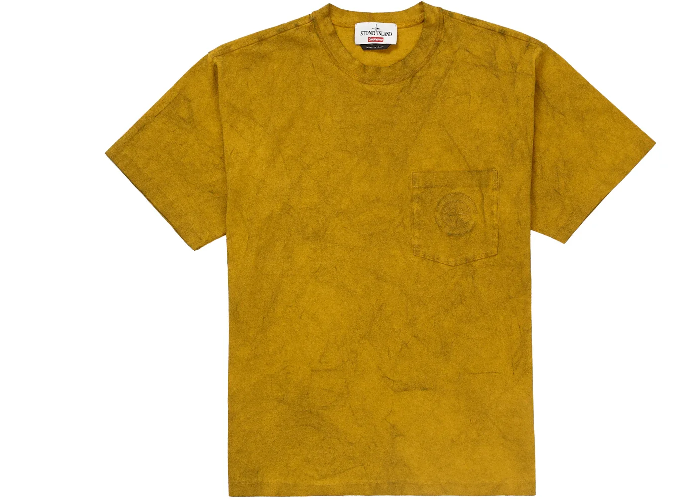 Supreme Stone Island Pocket Tee Olive - 1