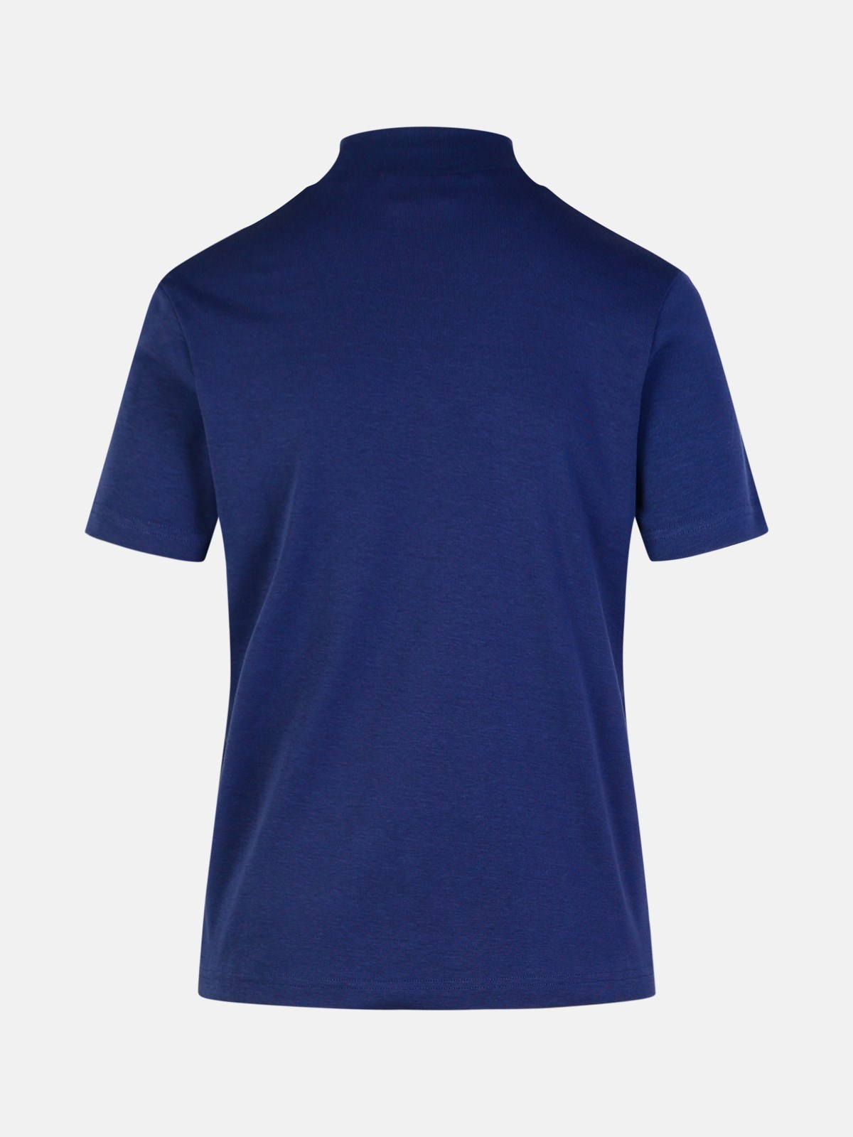 'CAROLL' NAVY COTTON T-SHIRT - 3