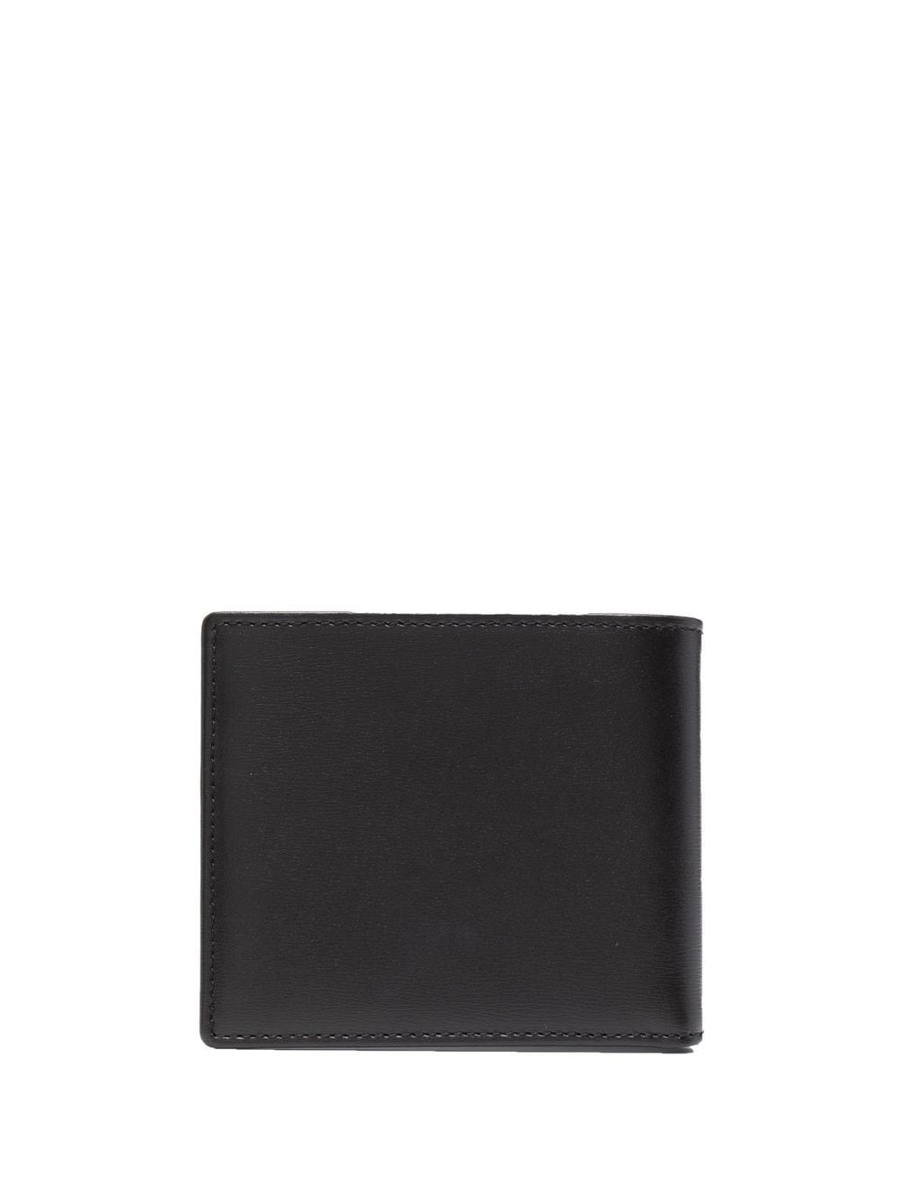 logo-plaque leather bi-fold wallet - 2
