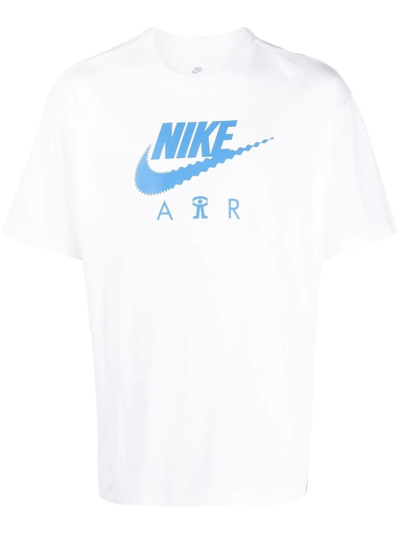 logo-print cotton T-shirt - 1