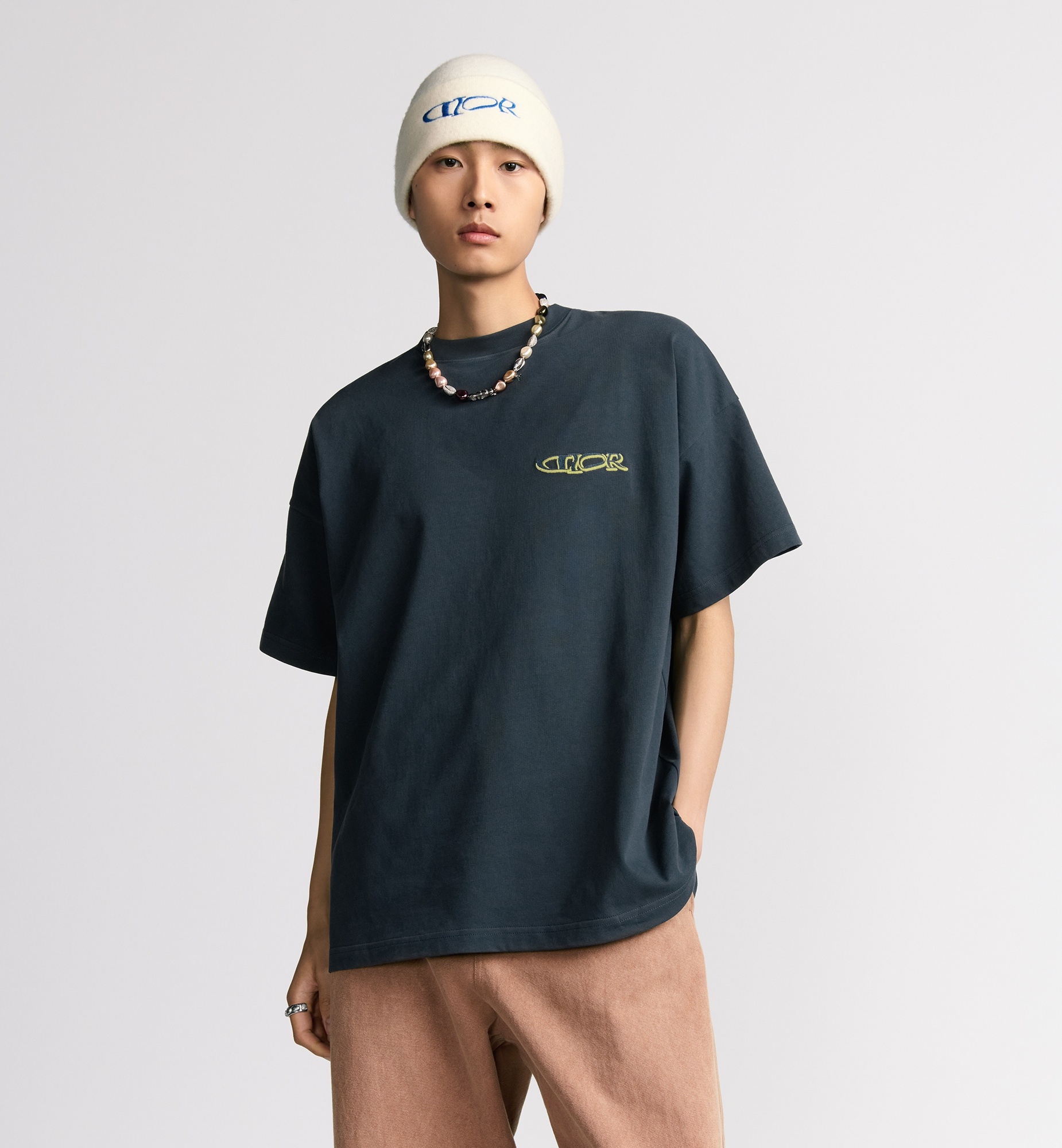 Dior DIOR AND LEWIS HAMILTON T-Shirt, Oversized Fit | REVERSIBLE